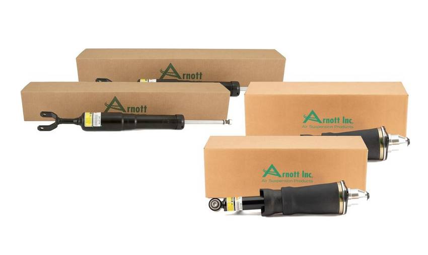 Audi Suspension Strut and Shock Absorber Assembly Kit - Front and Rear (Generation I) 4Z7616052A - Arnott 3994359KIT